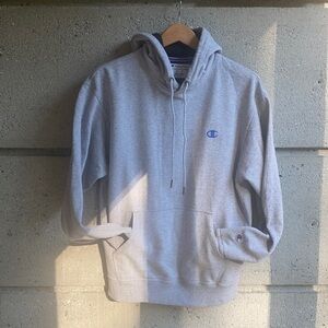 Champion Classic Logo Hoody with black interior hood